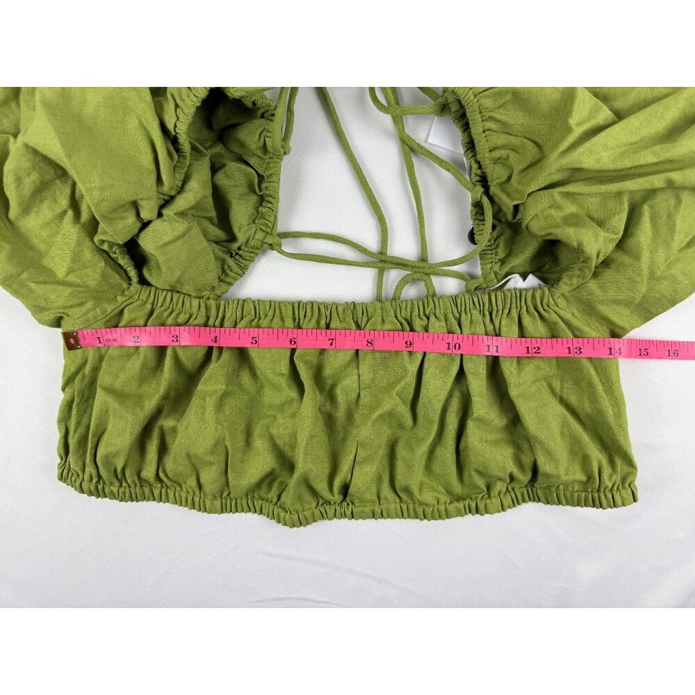 NWT Lovers and Friends Aviana Top in Green Women's Size Small - Picture 7 of 7